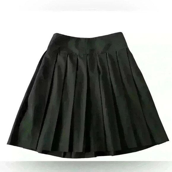 Theory black pleated skirt size 4 waist 16’ length 23’ check the pictures - Picture 1 of 5